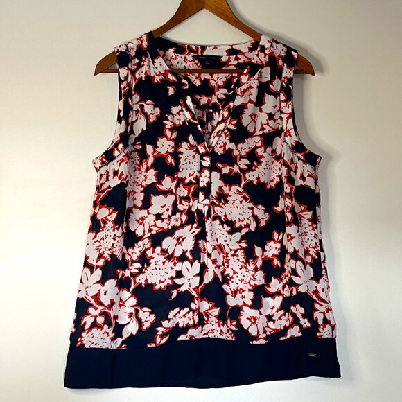 Tommy Hilfiger Floral Tank size Large - Picture 1 of 9
